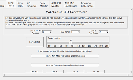 Servo-Test