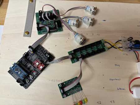 Versuchsaufbau vollständig