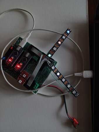 resulterend lichtbeeld