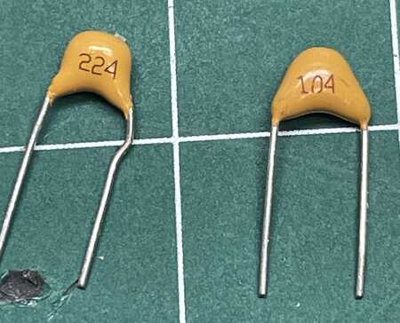 Verbleibende Kondensatoren