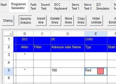 Send to Arduino Button