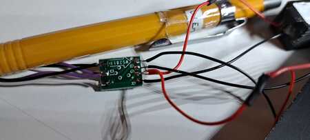 Nahaufnahme des 2811 mit 3 LEDs